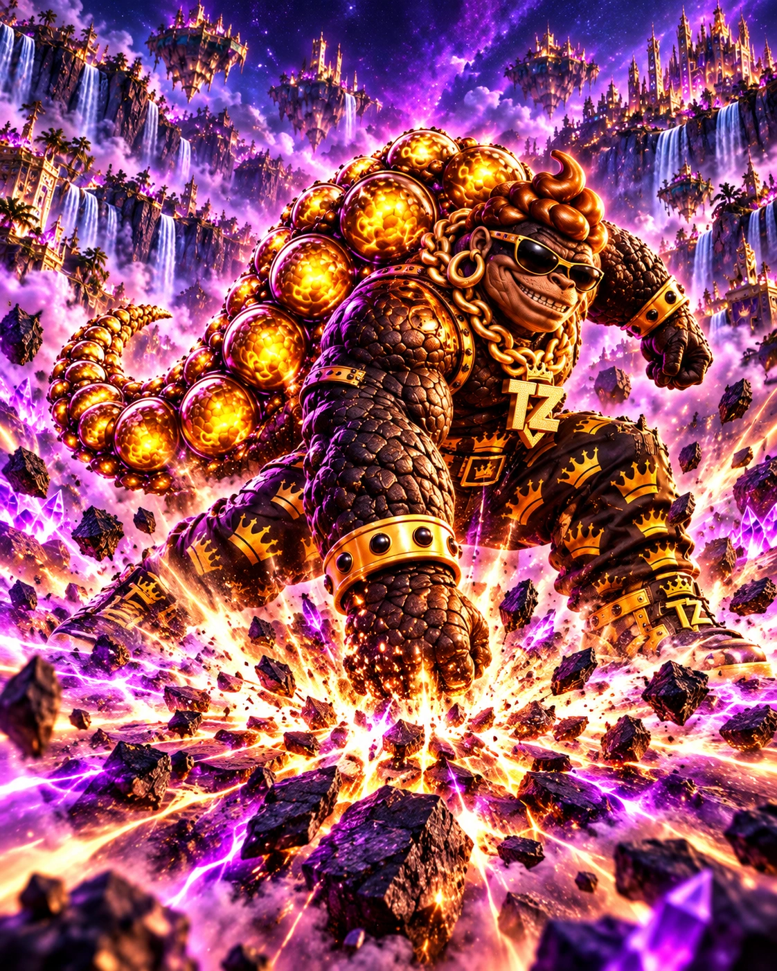 Turdzilla unleashing Turdquake