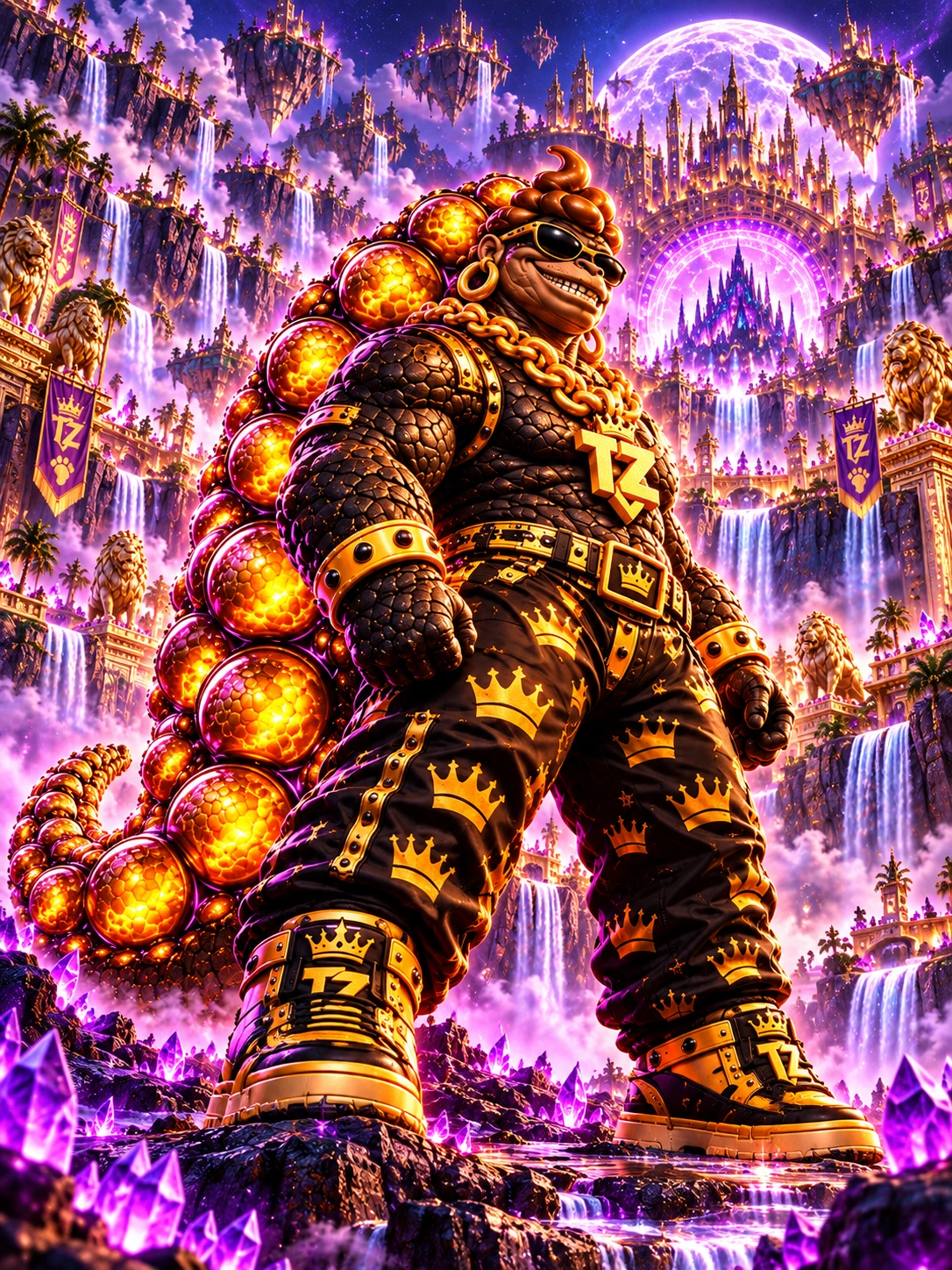 Turdzilla, guardian of Toezlandia